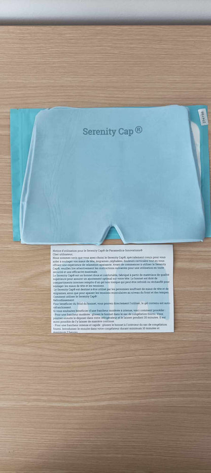 Masque migraine froid chaud Serenity-Cap Bleu Arctic