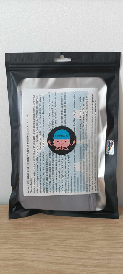 Masque anti-migraine Serenity-Cap gris enveloppant