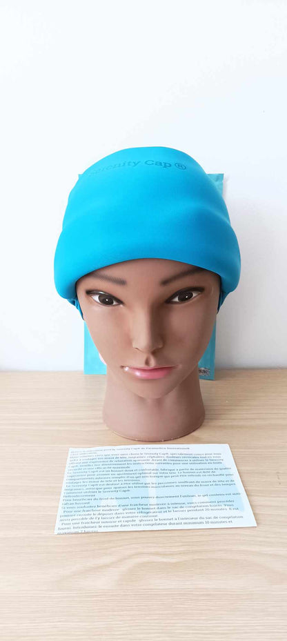 Masque anti-migraine Serenity-Cap bleu vue produit