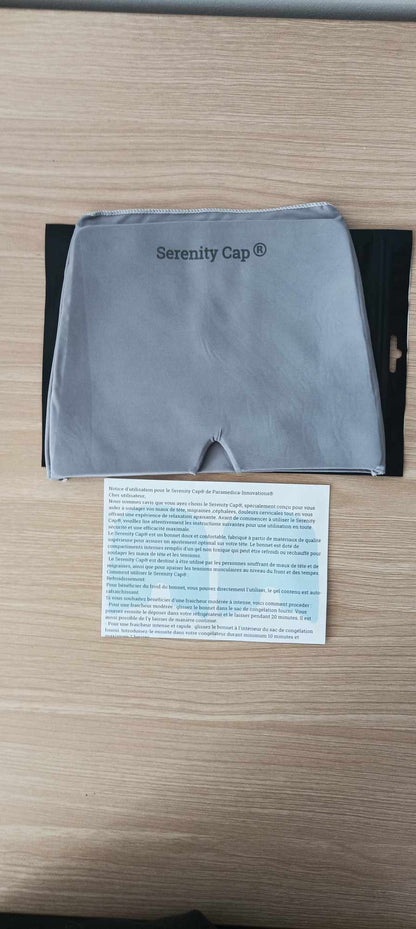 Bonnet migraine froid chaud Serenity-Cap gris