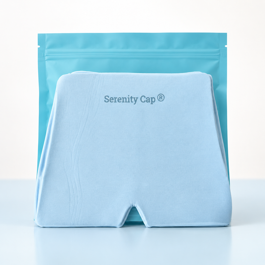 Serenity-Cap Bleu Arctic avec sachet hermétique